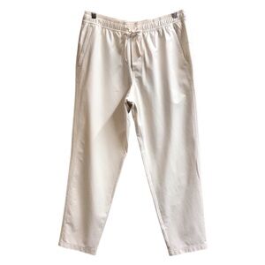 Lululemon Men's Large Pull On Drawstring Off White Casual Pants